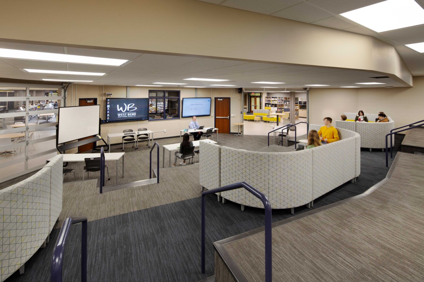 West Bend High School Library | Bray Architects