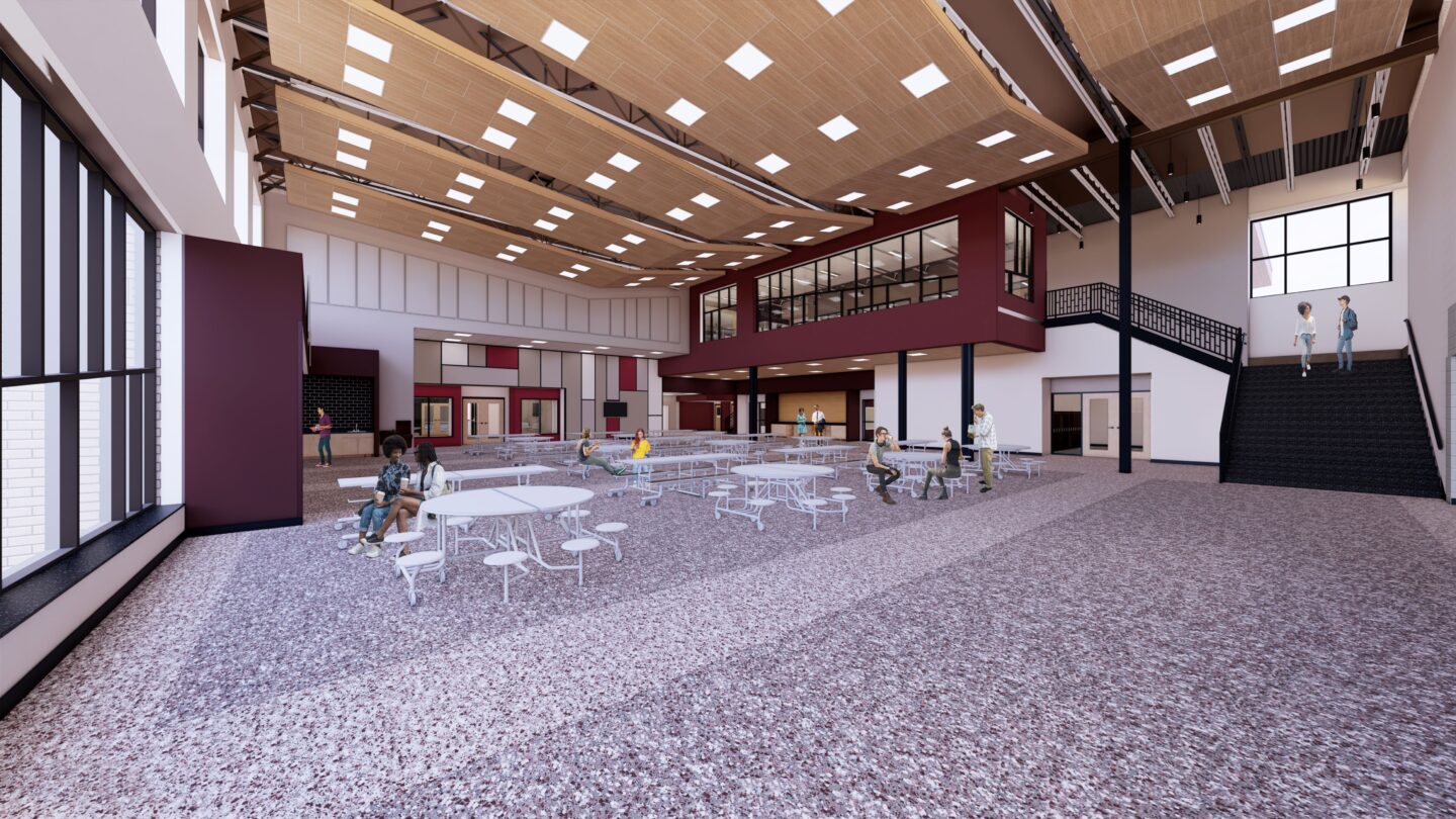 Cafeteria renderings